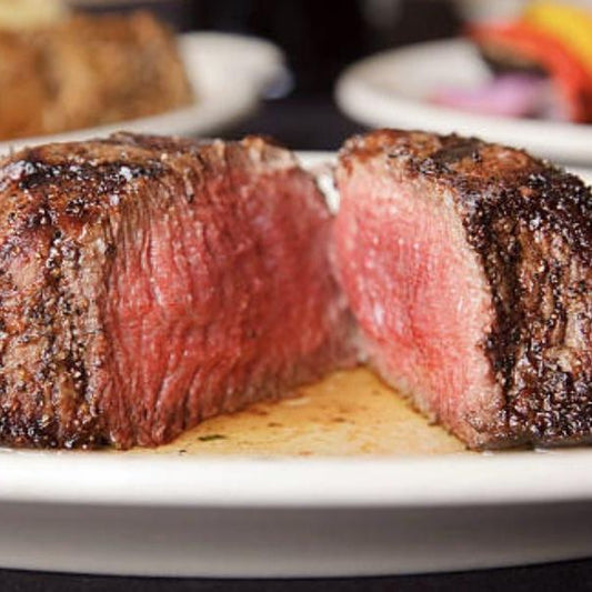 2 x 6oz AAA Black Angus grass-fed Filet Mignon Steaks