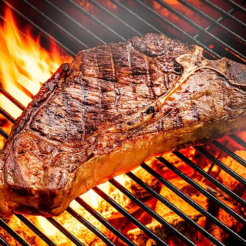 1 x 20oz AAA Black Angus grass-fed T-Bone Steak