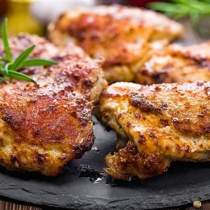 Chicken Thighs, bone-in & skin on