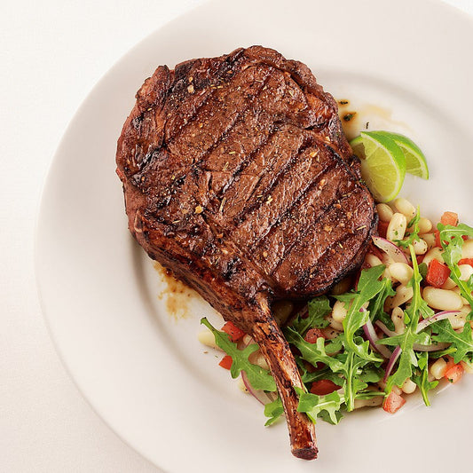 1 x 40oz AAA Black Angus grass-fed Ribeye Cowboy Steak