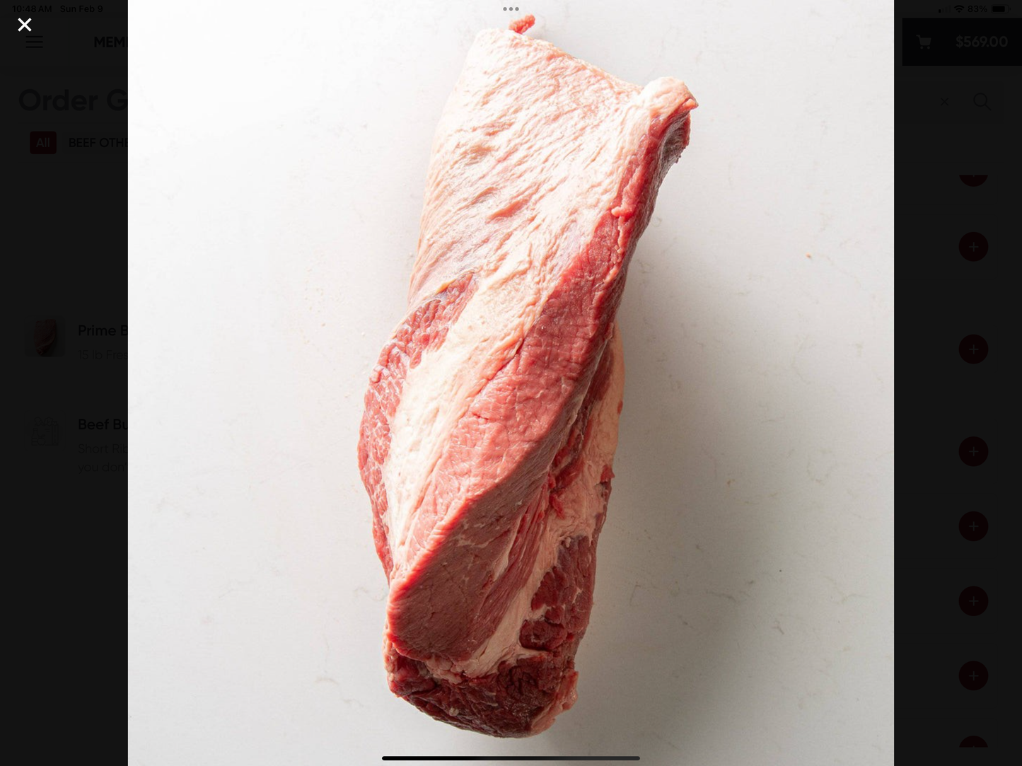 Canadian Prime full Brisket